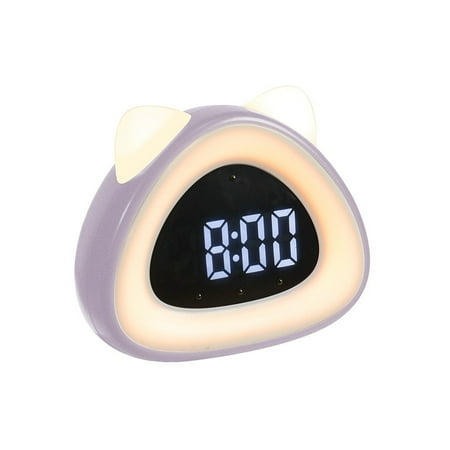 

Livesture Rechargeable multifunctional creative clock night light Purple