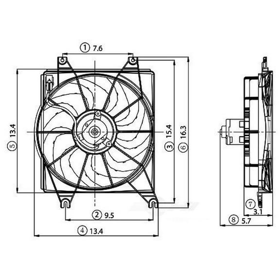 Engine Cooling Fan Assembly