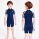 thumbnail image 3 of Traje de Baño Toystoory DIVE SAIL para Niños Shorty Neopreno Manga Corta Protección UV Azul Marino L, 3 of 6