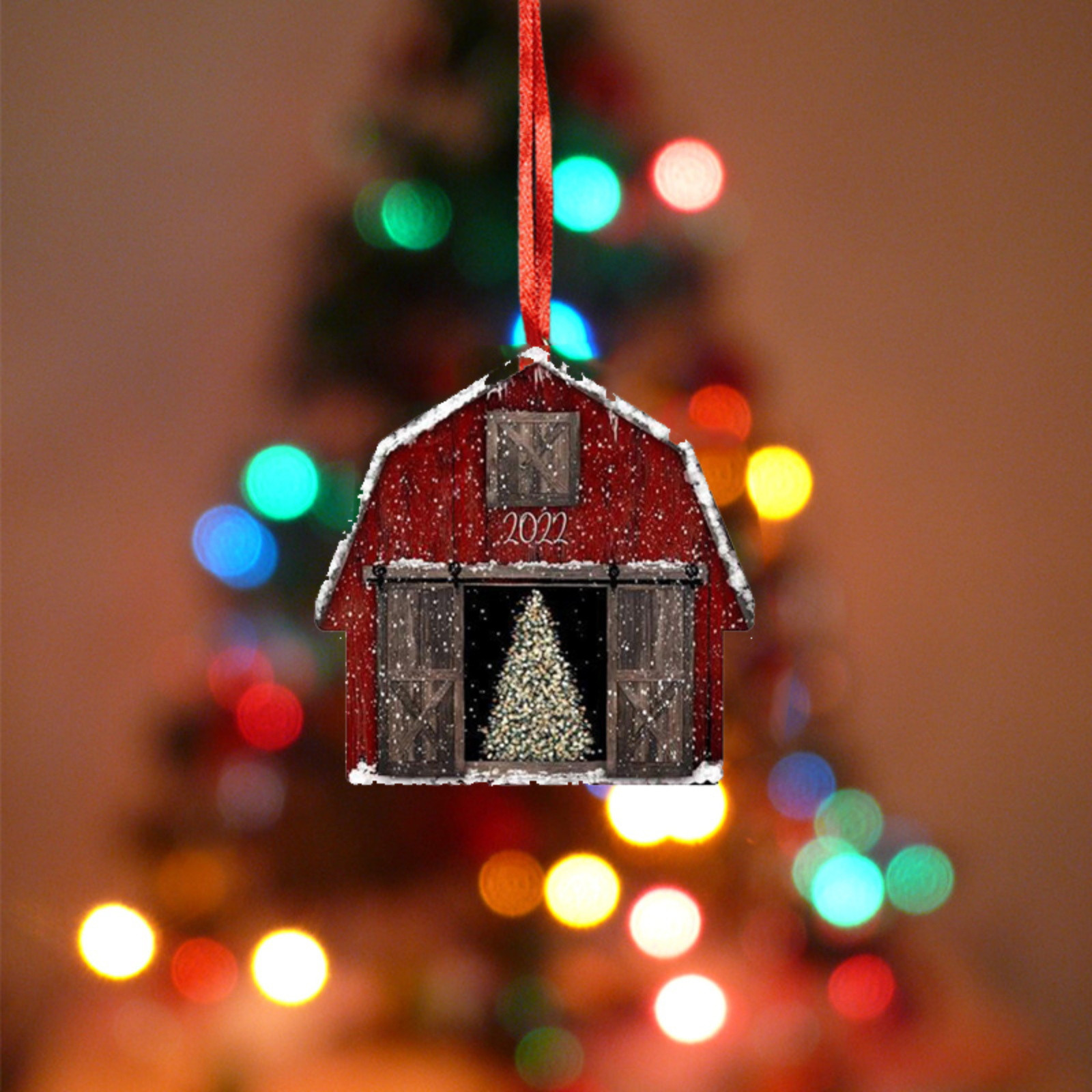 Cuoff Room Decor Wall Decor 2022 and 2023 Personalized Red Barn