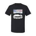thumbnail image 2 of Wild Bobby, Ford Mustang Country USA 1964 Vintage American License Plate, Cars and Trucks, Men Graphic Tee, Black, Small, 2 of 4