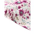 thumbnail image 4 of Agnes Orinda Women's Plus Size Floral Print Blouse Bohe Crew Neck Tulip Sleeves Summer Casual Tops 1X Apricot, 4 of 5
