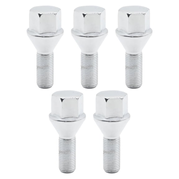 Anxingo 6511051AA 5Pcs Stock Wheel Lug Bolt M12x1.25, Wheel Lug Bolts 19mm Hex 28mm Shank 2.45 inch Length Replacement for Jeep Cherokee 2014-2022, Compass 2018-2022, Renegade 2015-2022