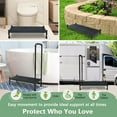 thumbnail image 6 of Heavy Duty Bed Step Stool with Handle for High Beds, Elderly Medical Bedside Step Stool, Wide Foot Stool for Cars, Trucks, SUVs, Safety Metal Step Stool for Handicap, 6 of 6