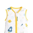 thumbnail image 7 of Sentuca Sleep Sack for Newborn 6-12 Months 100% Cotton Soft Sleeping Bag Printing Double Zipper Waistcoat Baby Sleep Sacks,Multicolor, 7 of 7