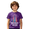 thumbnail image 3 of Shinyii Boys 4Th of July T-Shirt America's 250Th Anniversary Short Sleeve T Shirt Tee, Sizes 1-14, 3 of 3