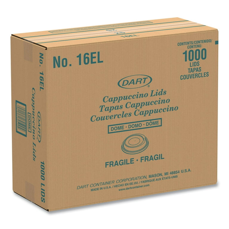Cappuccino Dome Sipper Lids, Fits 12 oz to 24 oz Cups, White, 1,000/Carton Cappuccino Dome Sipper Lids, Fits 12 oz to 24 oz Cups, White, 1,000/Carton