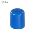 thumbnail image 3 of Tapones de goma Uxcell Cubierta de vinilo Protector de rosca redonda para tapas de vacío para tornillos de tubos de 3/4 pulgadas 20 piezas, 3 of 5