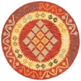 thumbnail image 4 of SAFAVIEH Aspen Edna Tribal Area Rug, Red/Gold, 5' x 8', 4 of 10