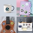 thumbnail image 5 of Decorr 60PCS Soccer Ball Stickers, 1.9" Waterproof Soccer Themed Doodle Stickers, Vinyl Soccer Stickers for Water Bottles, Laptop, Luggage & Car Decor, 5 of 7