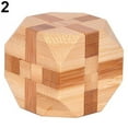 thumbnail image 5 of AYYUFE Wooden Kongming Lock Brain Teaser Puzzle Children Educational Game Toy, 5 of 8