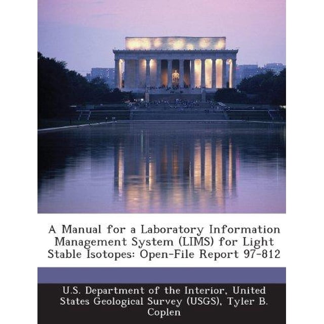 A Manual for a Laboratory Information Management System (Lims) for Light Stable Isotopes
