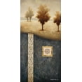 thumbnail image 2 of Marcon, Michael 18x32 White Modern Wood Framed Museum Art Print Titled - Transitional Landscape II, 2 of 4