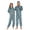 W510, variant on joogoo Snake Pattern Blue Unisex Adults Onesies Pajamas Jumpsuits L