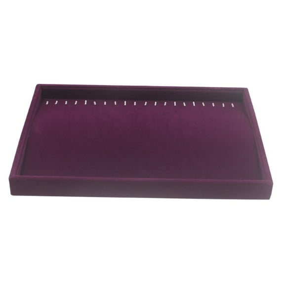 Velvet Jewellery Display Tray Box Case for Exhibit Bracelet Trinkets Show 5