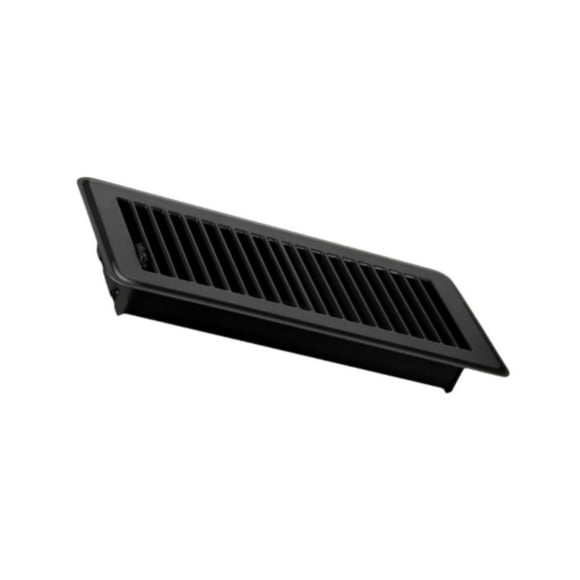 Cubierta de malla de ventilación de piso para registro de piso de RV, cubierta de ventilación de aire para piso de registro de ventilación de calor Negro