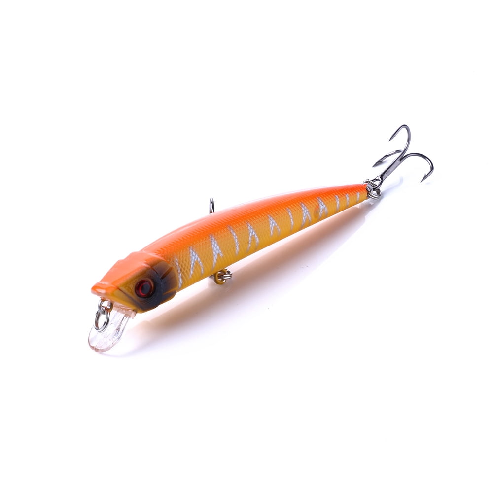 HENGJIA Minnow Bass Fishing Lures - Jerkbait Lure Set Hard Baits Crankbait for Catfish Trout Walleye Fishing Bait 8Pcs/kit