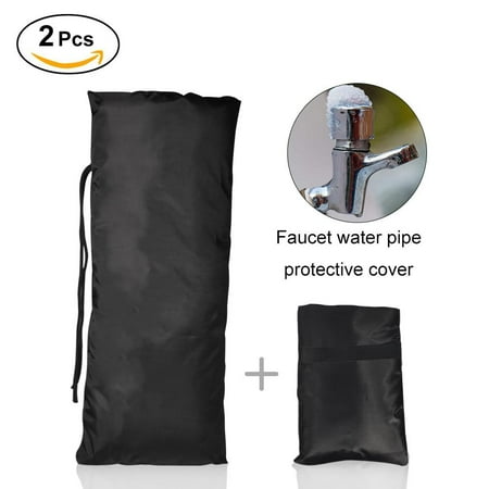 Outdoor Faucet Parts WALFRONT Faucet Cover Outdoor Taps Cover Faucet Protector Cover,Faucet Antifreeze Cover Reusable Outdoor Faucet Freeze Safety Protection Cover ()