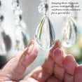 thumbnail image 4 of Candelabro de cristal con forma de lágrima H&D, 20 prismas, 8,2 cm, 4 of 9