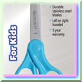 thumbnail image 4 of Blue Buddy Scissors - Fun and Safe Kids' Scissors for Right-Handed Children, Ages 4-8, 5-Inch Blunt Tip, 4 of 5