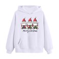 thumbnail image 6 of Piuwrlz Girls 2pcs Jogger Set Toddler Sweatsuits Sets Pocket Christmas Round Neck Sweats and Sweatpants White Size 4 Years, 6 of 9