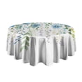 thumbnail image 5 of Design Pattern Round Tablecloth 60 Inch – Waterproof Polyester Table Cover with Full Print Design, Wrinkle Resistant & Washable for Kitchen Dining Party Decor, 5 of 6
