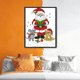 thumbnail image 4 of Cuadros Decorativos Kits de bordado estampado de punto de cruz de Navidad de 14 quilates (C041 Gato de Papá Noel) Likrtyny embutido en tela, 4 of 9