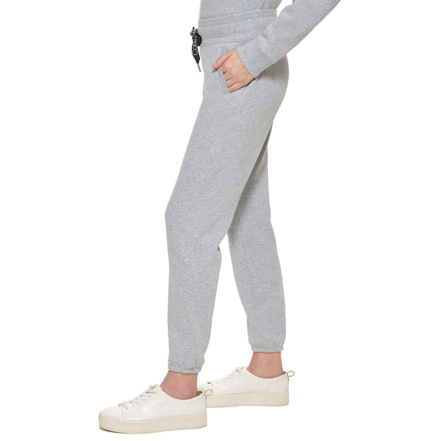 CALVIN KLEIN Women`s Sweatpants Fleece Joggers Big LOGO 1 Pant L XL 2XL  Gray