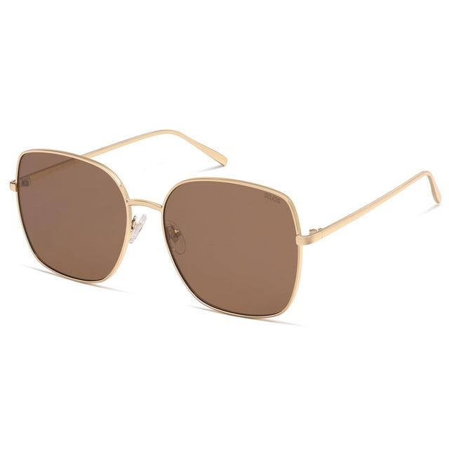 Gafas de Sol SOJOS de Moda, Cuadradas y Sobredimensionadas SJ1146 Oro/Marrón