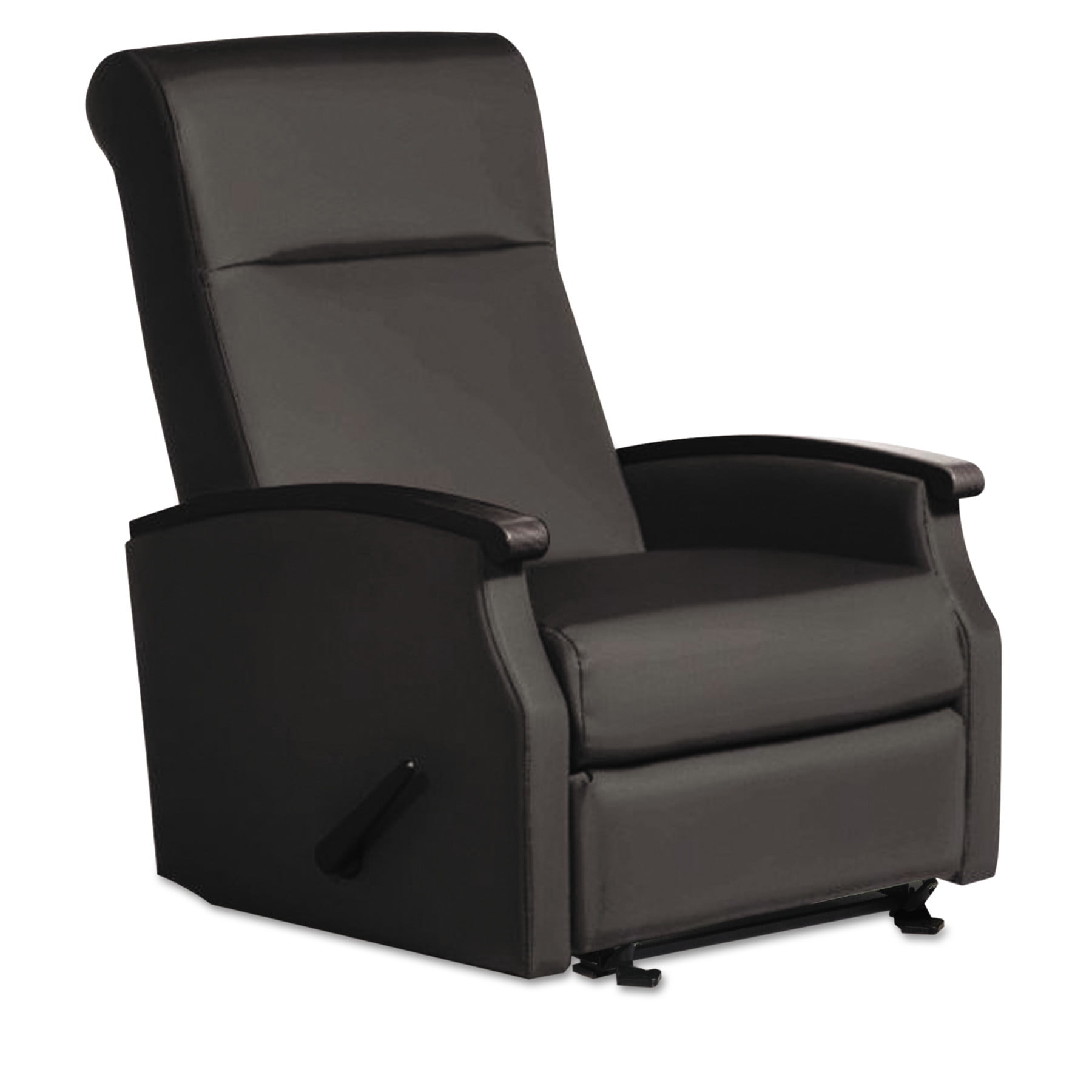 LaZBoy Contract Florin Collection Room Saver Recliner, Black Vinyl