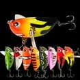 thumbnail image 2 of 2PC Fishing Lures Jigs Surface Series Wave Crawling Supplies Blue Green White black Pink Red  Simulation Gear Sea Hard Bait Small Fat Fake Fish Bait, 2 of 7
