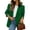 Green, variant on TOMVIGX Womens Blazers Stretchy Lapel Casual Blazer Long Sleeve Work Office Suit Jacket Loose Fit Fall Business Casual Outfits for Women with Pocket Blue L
