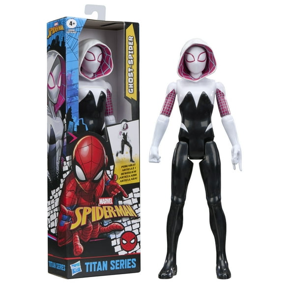 Marvel Spider-Man Titan Series Ghost-Spider Action Figure, 12”, Ages 4 