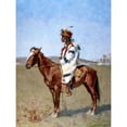 thumbnail image 2 of Remington, Frederic 19x24 Black Modern Framed Museum Art Print Titled - A Blackfoot Indian, 2 of 4