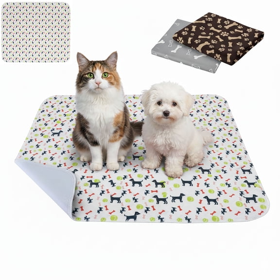 Novapaw Pee Pad With Pheromones, Washable Puppy Training Pad, Reusable Pet Potty Mat, Non-Slip Multi-Layer Design for Dogs, Crate, Playpen and Indoor Use