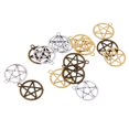 thumbnail image 3 of 15 Piezas 28 X 24mm Pentagram Charms Colgantes Joyería DIY Que Hace Los Accesorios Macarena Colgante del encanto de la vendimia, 3 of 6
