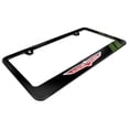 thumbnail image 2 of Jeep Trailhawk Green Stripe Black Metal License Plate Frame, 2 of 6