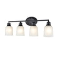 thumbnail image 3 of 2804-BN-Millennium Lighting-Amberle - 4 Light Bath Vanity-10 Inch Tall and 28 Inch Wide, 3 of 6