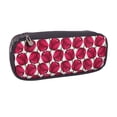 thumbnail image 2 of Lsque Tulips Flowers Printed Big Capacity PU Leather Pencil Case Large Pencil Pouch Stationery Pen Bag Pencil Holder for Teen, 2 of 6
