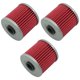 thumbnail image 1 of Paquete de 3 filtros de aceite Caltric compatibles con Kawasaki 650 Klr650 Klr-650 1987-2018 16099-004, 1 of 1