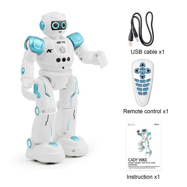 Jectse Robot Intelligent pour Enfants, Compagnon Interactif à Détection Tactile à Commande Vocale avec Danse Chantante et Yeux LED, pour Les 3 à 14 Ans (Rouge Jectse Robot Intelligent pour Enfants, Compagnon Interactif à Détection Tactile à Commande Vocale avec Danse Chantante et Yeux LED, pour Les 3 à 14 Ans (Rouge