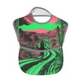 thumbnail image 2 of Kdxio Neon Desert Moon Bibs For Babies, Baby Bibs for Eating, Toddler Bibs, Waterproof Bibs, Feeding Bibs, for Toddlers, Boys, Girls, 2 of 8