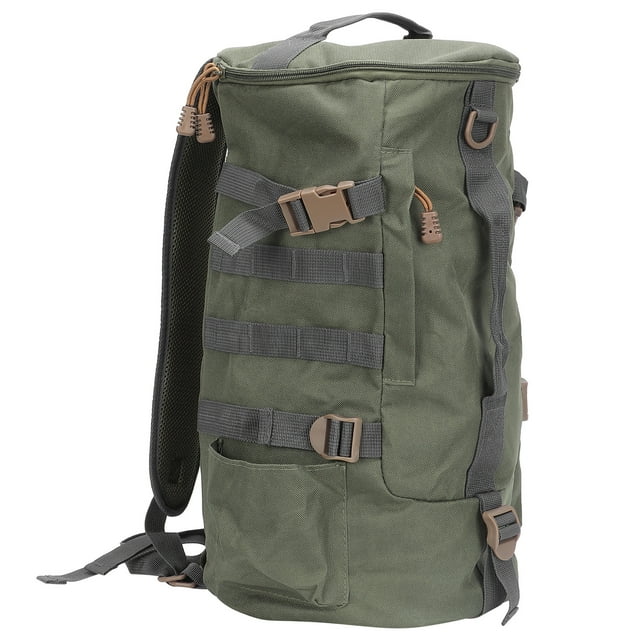 Sac de Pêche Pliable Cylindrique,Sac de Pêche Pliable Cylindrique Grande Capacité Sac à Dos pour Équipement de Pêche Cylindrique Grande Capacité Sacs de Rangement pour Équipement Performance Finement Réglée