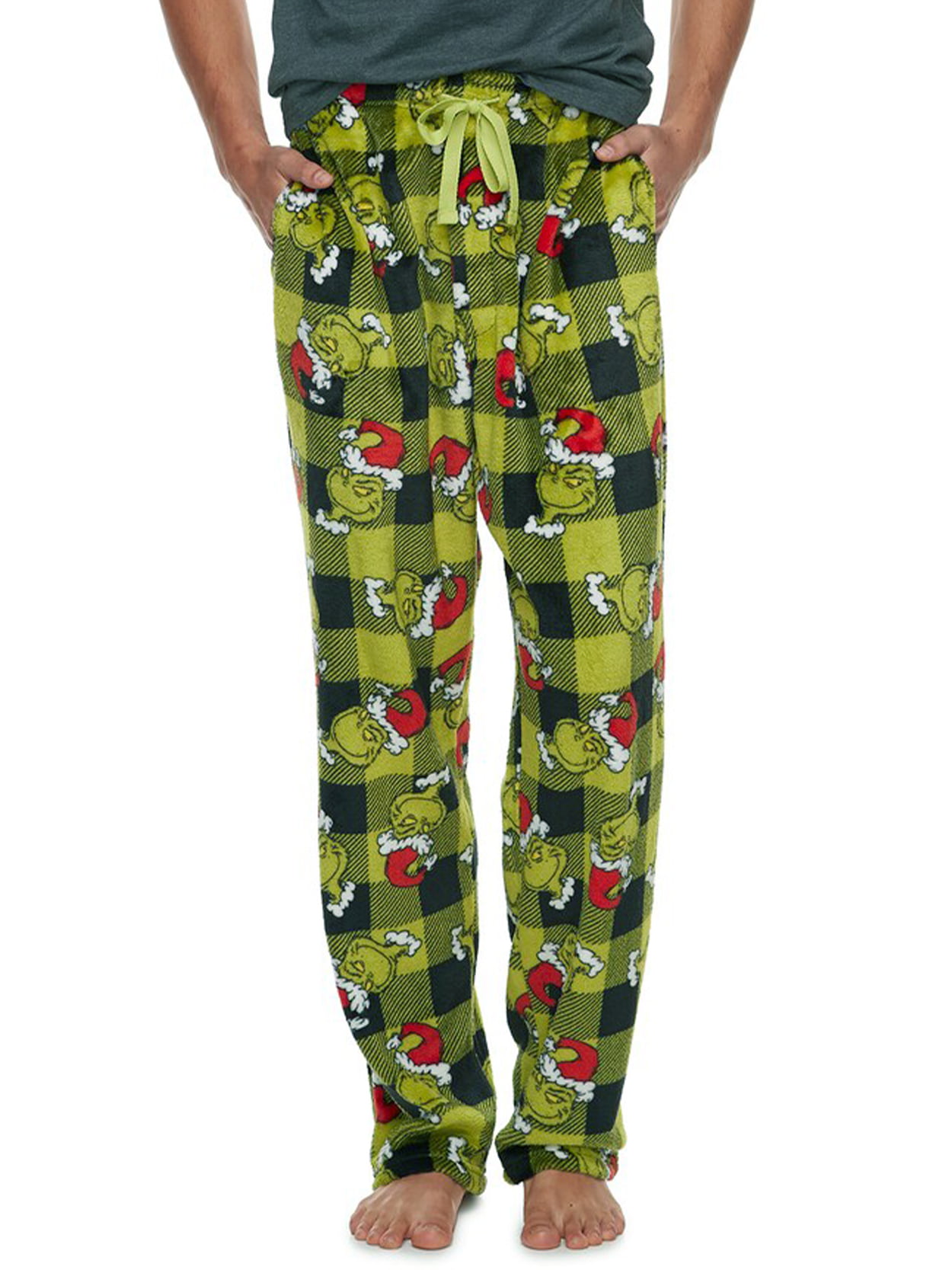 HiWelcome The Grinch Sweatpants Christmas Pants New Year Pants Sleep Sweatpants Funny Pajamas Pants for Women.