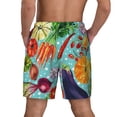 thumbnail image 4 of Haiem Vegetable Men'S Quick-Dry Swim Trunks: Comfortable Beach Shorts With Mesh Lining And Pockets - Ideal For Swimming And Sunbathing Small, 4 of 9