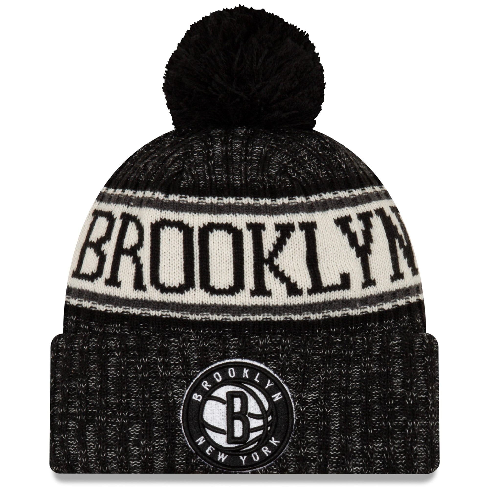 Brooklyn nets knit hat Clearance