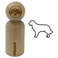 thumbnail image 1 of Golden Retriever Dog Outline Rubber Stamp for Scrapbooking Crafting Stamping - Small 3/4 Inch, 1 of 7