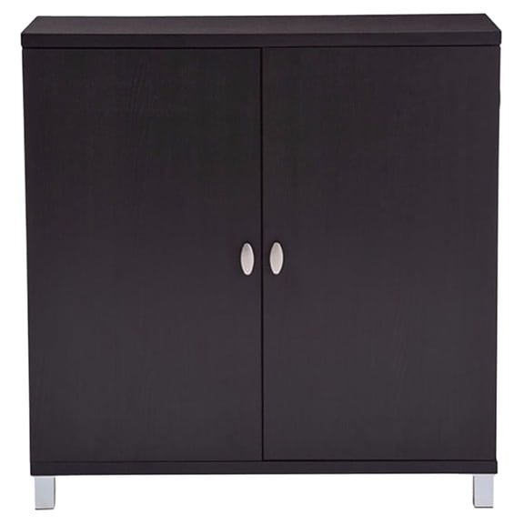 Dark Brown Wood Entryway Handbags or School Bags Storage Sideboard Cabinet