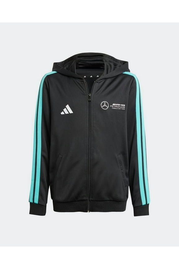 Mercedes AMG Petronas F1 Team x Adidas Kids DNA Full-Zip Hoody Black