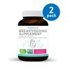 Organic Breastfeeding Supplement with Fenugreek Seed, Fennel Seed & Milk Thistle Vegan Capsules, 60 Ct (Pack of 2)